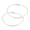 Unique Bargains Metal Scrapbooking Staple Book Binder Loose Leaf Rings Keychain 2 Pcs 3.5" Dia - 3 of 4