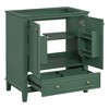 ChicFurnit Bathroom Vanities 30" Bathroom Vanity Base Only Multi-functional for Bathroom Cabinet with Doors and Drawer, Dark Green, 29.5"*17.8"*33.8" - 2 of 4
