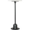 Isabella Side Table Marble White - ZM Home: Modern Aluminum Frame, Powder-Coated Finish, 25.2" Height - 4 of 4
