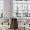 Lirago dinning table set of 4 67"L*33.5"W*30"H- Walnut - 4 of 4