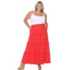 Plus Size Tiered Maxi Skirt - 4 of 4