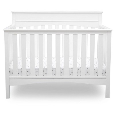 delta convertible crib white