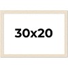 PosterPalooza | 30x20 Wide Barnwood Picture Frame, UV Acrylic, 6 Finishes - Grey, Brown, White, and Black - 2 of 4