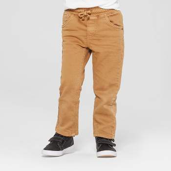 Toddler Boys' Pull-On Straight Fit Jeans - Cat & Jack™ Khaki