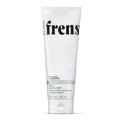 Being Frenshe Milky Hydrating Lotion for Dry Skin with Coconut Oil - Bergamot Cedar - 8 fl oz_4