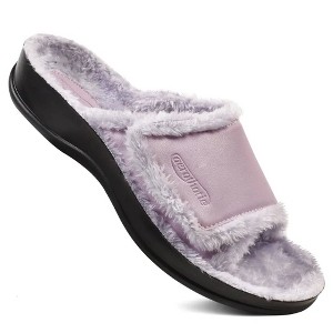 Aerothotic - Hadley Cozy Faux Fur Slipper - 1 of 4