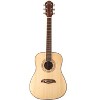 Oscar Schmidt OGHS-A 1/2 Dreadnought Acoustic Guitar. Natural Spruce - 2 of 4