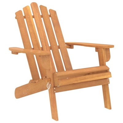 vidaXL Patio Adirondack Chair, Solid Wood, Acacia