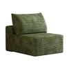 Whisen Convertible Sleeper Sofa Bed, Plush Corduroy Fabric, Back Support with Pillow - 4 of 4