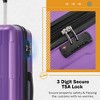 2 Piece Luggage Set with Bags Expanable Spinner Wheels ABS Lightweight Suitcase with TSA Lock 20inch+24inch - 4 of 4