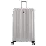 DELSEY Paris Titanium Expandable Upright Hardside Large Checked Spinner Suitcase 