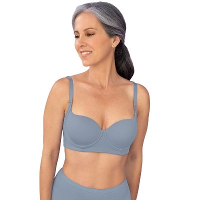 Leonisa High Coverage Smoothing T-shirt Bra - Blue 32b : Target