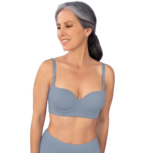 Leonisa High Coverage Smoothing T-shirt Bra - Blue 38b : Target