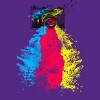 Women's Design By Humans CMYK Shoots By clingcling Racerback Tank Top - 2 of 3