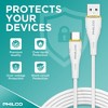 PHILCO 20W 4Ft  USB-A To USB-C Cable, Silicone, High-Speed Data Transfer, Compatible with USB-C Devices - 3 of 4