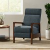 Lyngins Modern Wood Hand Recliner Chair with High Back & Footrest,Accent Club Chair for Living Room,Bedroom - 4 of 4