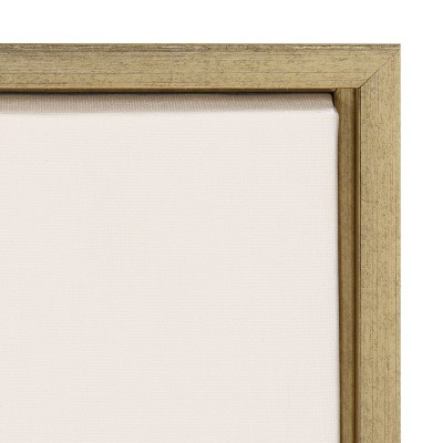 Grandma's Tree Green Christmas Canvas Print with Gold Frame, 18x24