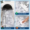 Christmas Snowflakes Printed Area Rug Washable Non Slip,Soft Indoor Carpets,Low Pile Xmas Decoration Rugs - 4 of 4