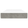 VidaXL Pocket Spring Bed Mattress Light Gray 39.4 in.x79.9 in.x7.9 in. Twin XL Velvet - 3 of 4