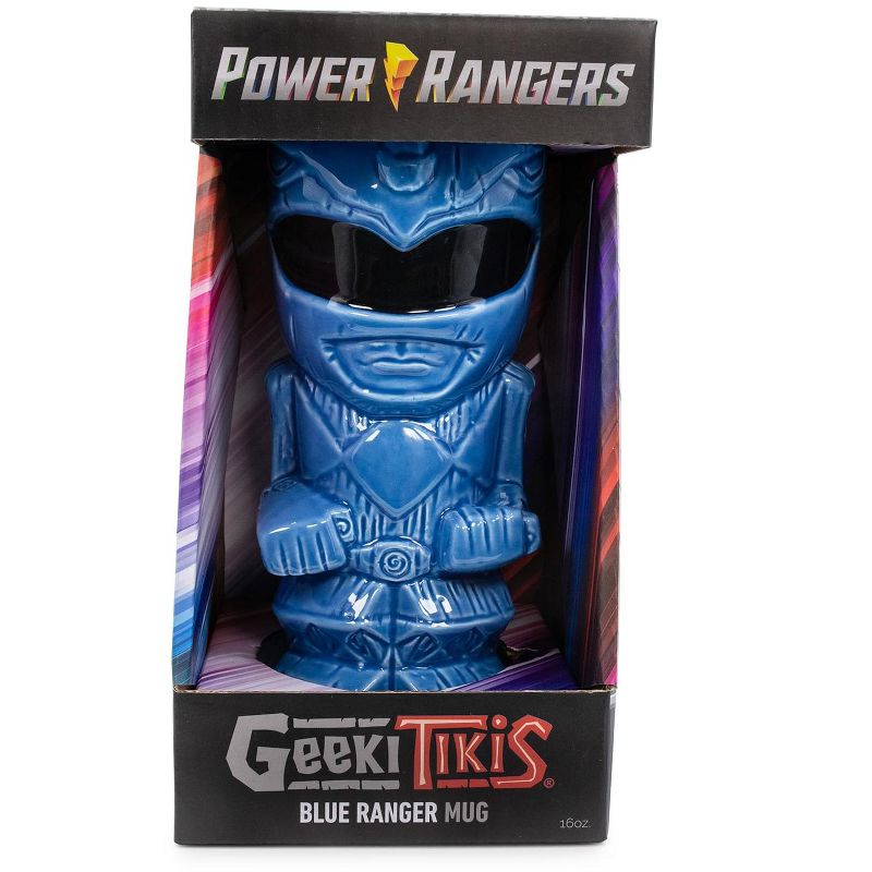 Beeline Creative Geeki Tikis Power Rangers Blue Ranger Ceramic Mug | Holds 16 Ounces, 2 of 7