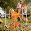 VEVOR Electric BBQ Rotisserie Grill Kit, 46 Inch 90 lbs Capacity, Automatic 42W Motor Height Adjustable Universal Roaster Stand, Silver - 2 of 4