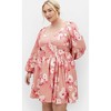 Women's Plus Size Cordelia Print Dress - vintage rose | CITY CHIC - 3 of 4
