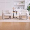 Upholstered Accent Chair Single Sofa Chair Padded Armchair Cozy Reading Chair, Modern Minimalist - ModernLuxe - 2 of 4
