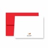 Paper Frenzy Santa and Sleigh Christmas Holiday Cards with Red Envelopes - 25 pack - 2 of 3