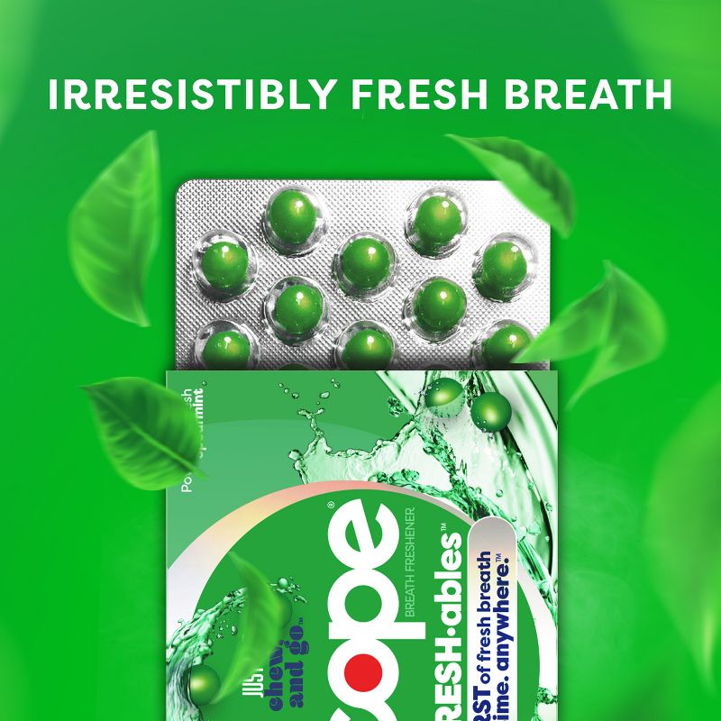 Scope Refreshable &#38; Chewable Capsules to Freshen Breath - Spearmint - 60ct, 3 of 12
