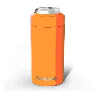 FrostBuddy Universal Buddy Insulated Can Cooler | Fits 12oz Cans, Slim Cans & Bottles | Stainless Steel Drink Holder - 1 of 4