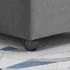 NicBex Storage Ottoman Bench for Bedroom,Modern Storage Bench with Plastic Casters,Ottoman for Living Room, Bedroom, Entryway,Gray - 4 of 4