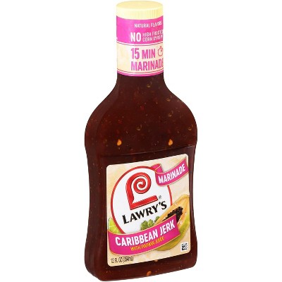 Lawry's Caribbean Jerk with Papaya Juice Marinade, 12 fl oz (Pack of 6)
