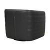 Melanie Genuine Leather Swivel Barrel Chair - Armen Living - 4 of 4