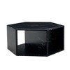 NicBex 31.5"/25" Hexagon MDF Coffee Table with Storage Shelves,Multi-Functional End Table & Side Table,Modern Center Table for Living Room - 2 of 4