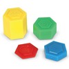 Learning Resources Set of 54 Hexagram Weights Ages 8plus Math Teacher Supplies: Plastic Counting Pieces, 1st Grade Educational Kit - 3 of 4