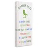 Stupell Industries Dinosaur Rules Kids List, 20" x 48" - 3 of 4