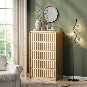 decorative dresser Homsee White Washed Solid Wood 6-Drawer 47.2 in. Chest of Drawers with Carving, Fully Assembled it brings a relaxed Haveli Dresser 61in Carved, Natural