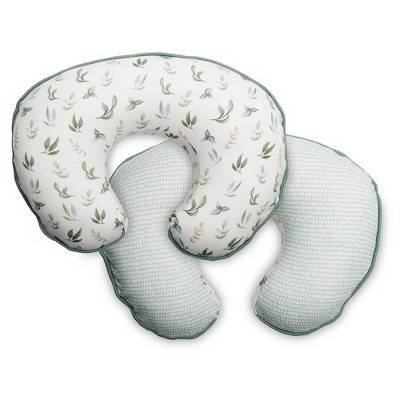 Boppy Nursing Pillow Cover Organic Green Leaves Target