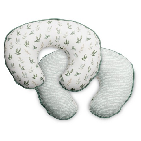 Boppy Organic Original Support Cover Formerly Nursing Pillow Cover - Green Little Leaves - image 1 of 4