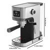SEVOBAL Espresso Makers 20 Bar Espresso Machine with ESE Pod Filter and Milk Frother for Lattes and Cappuccinos, Silver, 11.8"*5.9"*12.2" - 4 of 4