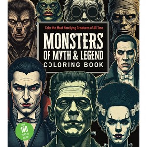 Monsters of Myth and Legend Coloring Book - (Chartwell Coloring Books) by  Editors of Chartwell Books (Paperback) - 1 of 1