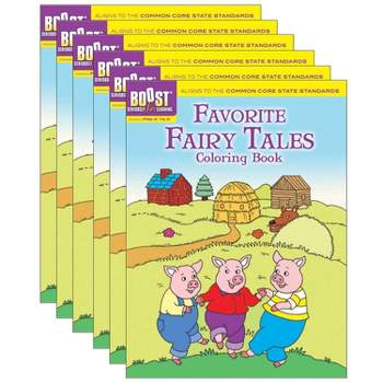 BOOST Favorite Fairy Tales Coloring Book, Pack of 6