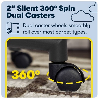 Sculpted High Back Black Bonded Leather Executive Swivel Chair