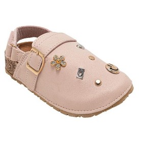 bebe Girls' Clog Slippers - Slip-On Footbed Clogs for Girls with Buckle Strap, Casual Comfy Shoes for Little Kid/Big Kid/Toddler - 1 of 4