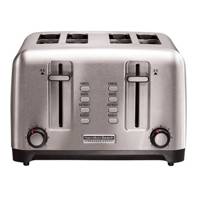 Hamilton Beach Professional 4-Slice Toaster - Silver