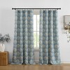 HLC.ME Messina Paisley Damask Back Tab Rod Pocket - Light Reducing Window Curtain Panels, Set of 2 - 4 of 4