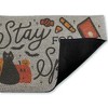 Stupell Industries Stay for a Spell Spooky Welcome Printed Outdoor Imitation Sisal Floor Mat, design by Laura Marshall - 2 of 4