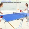 Sevobal Game Tables 9FT Foldable Ping Pong Table with 2 Paddles and 3 Balls for Indoor Outdoor Game, Blue, 107.87"*60"*29.9" - 4 of 4