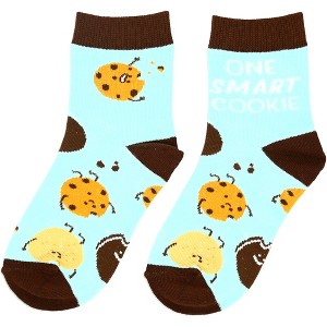 Pavilion Gift Company - Cookies - M/L Youth Cotton Blend Crew Socks - Socks - 1 of 4