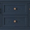 ChicFurnit Decorative Storage Cabinet Retro Console Table with Storage for Living Room, Blue, 46.00"*16.90"*8.30" - 4 of 4